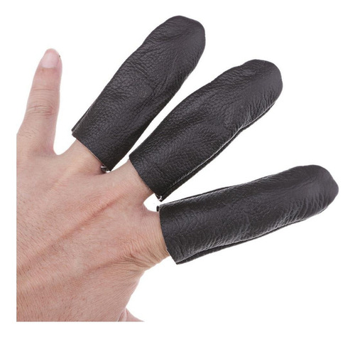 Aa 10 Piezas De Material Cuero Finger Coser Cunas Cubre Mano