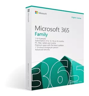 Microsoft 365 Familia - 6 Usuarios