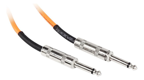 Rockville Rcgt3o 3' 1/4'' Ts A 1/4'' Ts Cable De Instrumento