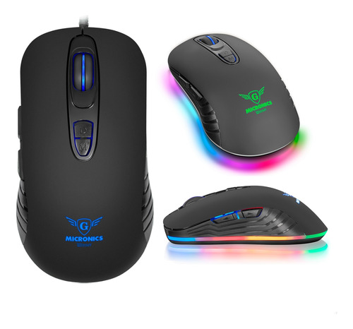 Mouse Gamer Rgb Micronics Winner Mic-gm802 