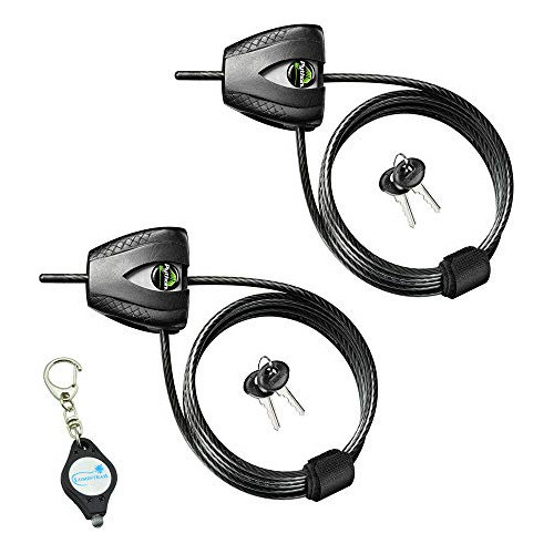 Candado De Cable Master Lock 8417d, Candado De Cable Con Lla