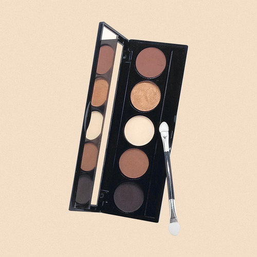 Imagen 2 de 5 de Paleta De Sombras X 5 Colores Xúlu Con Espejo Z455