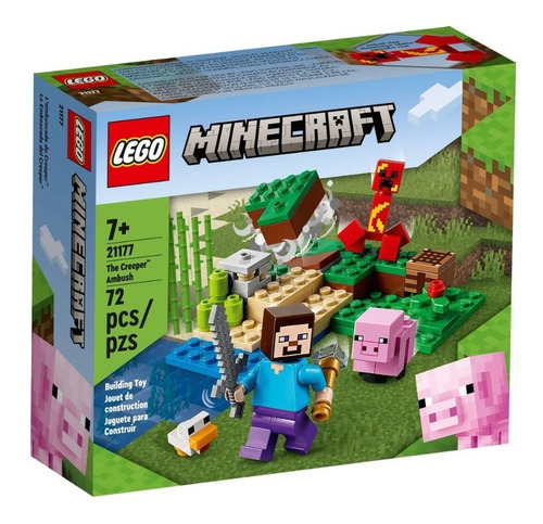 Imagem 2 de 5 de Lego Minecraft - A Emboscada Do Creeper - 21177
