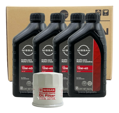 Kit Lubricacion Aceite Filtro Original Tsuru 2013 15w40