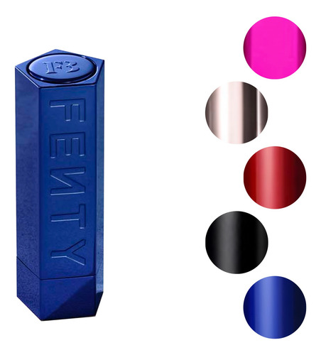 Fenty Beauty The Case Semi-matte Refillable Lipstick Caja Navy Edition
