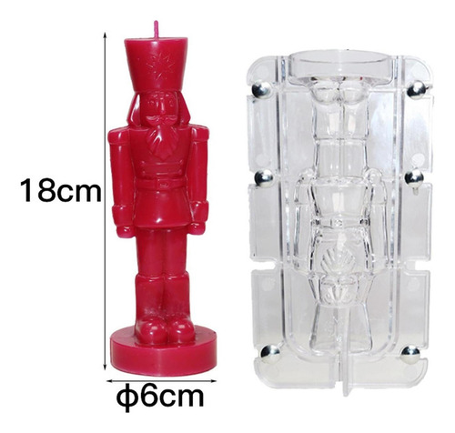 Figura Molde De Vela Molde De Cera Reutilizable Para