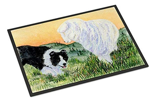 Tesoro De Carolinas Ss8103mat Border Collie Felpudo Exterior