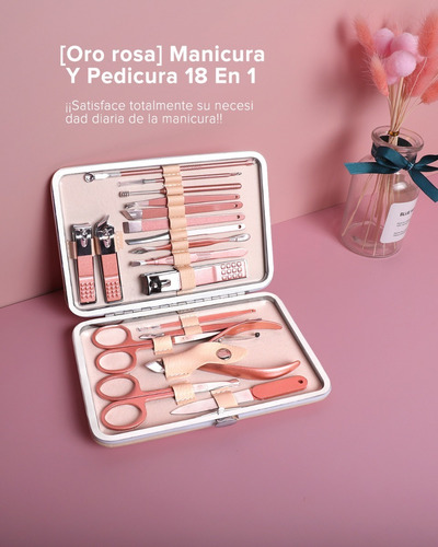 Manicura Y Pedicura 18 En 1 Iforu Set Manicura Profesional