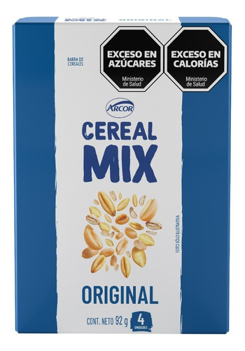 Barra Cereal Mix Sabor Original X 4 Unidades