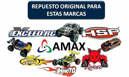 Imagen 6 de 7 de Motor 550 Brushed 1/10 Marca Hsp Redcat Exceed Buggy Monster