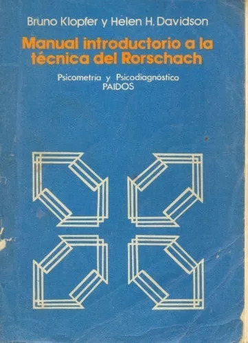 Klopfer Manual Introductorio A La Tecnica Del Rorschach