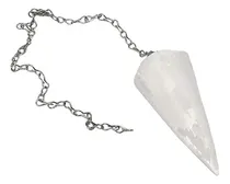 Comprar Pêndulo De Cristal Natural Selenita Cor Branco