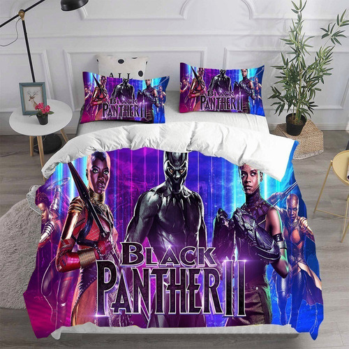 Juego De Ropa De Cama Funda De Almohada Black Panther Shuri