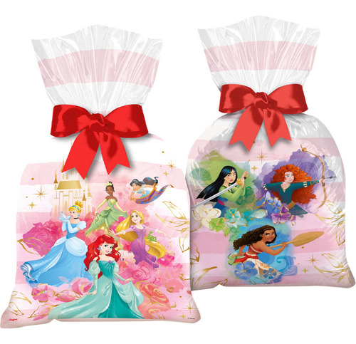 24 Sacolas Saquinho Lembrancinha Surpresa Princesas Disney