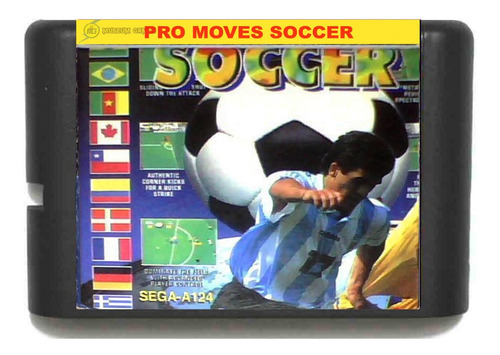 Cartucho 90s Pro Moves Soccer | 16 Bits Retro -museum Games-