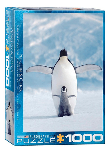 Pingüino Y Su Bebe  Rompecabezas 1000 Piezas Eurographics