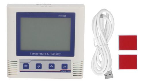 Gravador De Umidade Lcd, Temperatura Digital Embutido