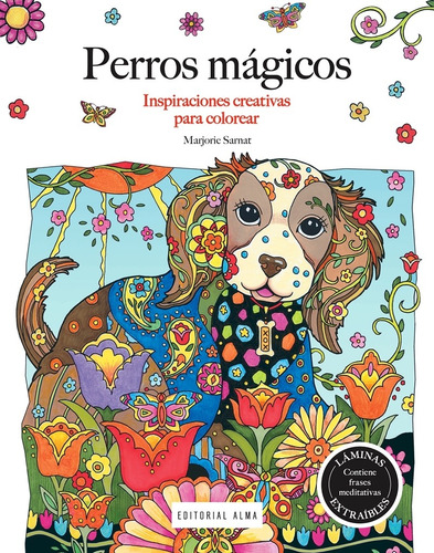 Mandalas Para Colorear Perros Mágicos Adultos / Niños 