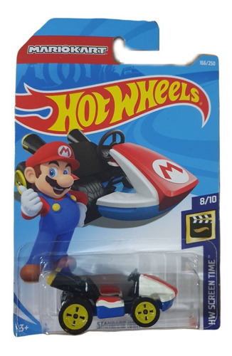 Hot Wheels Standard Kart Screen Time 8/10 Mario Kart 2021