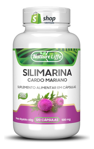 Cardo Mariano Silimarina 120 Capsulas 500mg