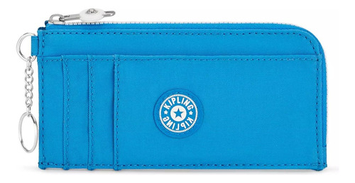 Billetera Tarjetera Kipling Slim Dafni Eager Blue