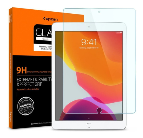 Apple iPad 7 2019 10.2 Spigen Vidrio Templado Protector