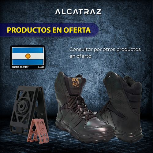 Imagen 5 de 10 de Adaptador Cinturon Tactico Molle Pistolera Clip Alcatraz