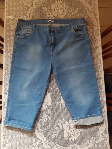 Jeans Capri De Mujer Talle 60 Impecable 