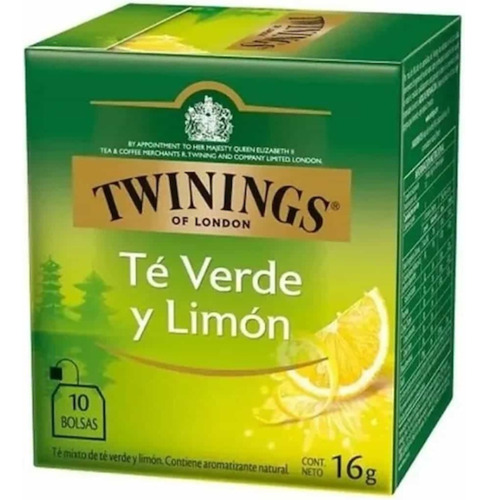 Te Verde Y Limon Twinings X 10 Saquitos