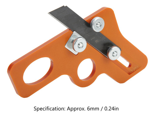 Cuchillo De Corte Para Carpintería De 6 Mm Con Filo De Hoja