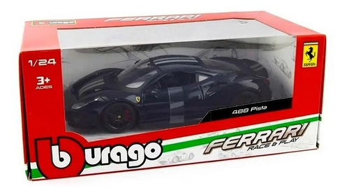 Ferrari 488 Gtb Pista Burago Escala 1/24 Nuevo