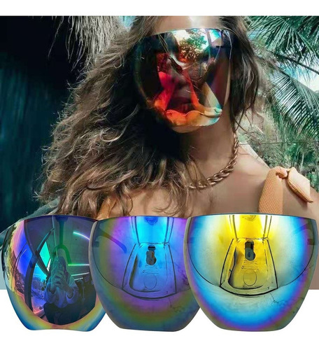 Lentes De Sol Hd, Polarizadas Cara Completa Hombre Y Mujer