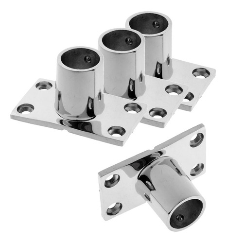4 Piezas De Porta De Riel De Material Acero Inoxidable