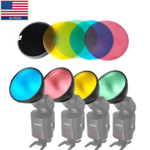 Estados Unidos Godox Ad-s11 Color Gel Paquete Reflector + Re