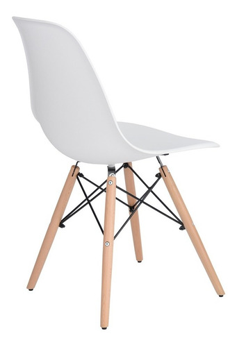 Juego De Comedor Eames Mesa Tapa Vidrio + 2 Sillas Eames