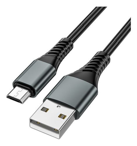 Cable Micro Usb-v8 Carga Rapida Trenzado Naisu Nsa9 | 3a 20w