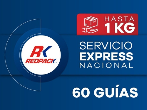 60 Guías Prepagadas Express Hasta 1 Kg