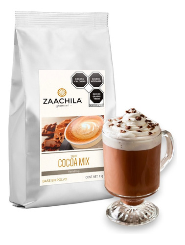 Zaachila Gourmet Cocoa Mix Base Vending 1kg