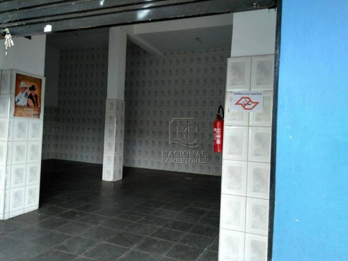 Salão Para Alugar, 75 M² Por R$ 2.000,00/mês - Jardim Do Estádio - Santo André/sp - Sl0906