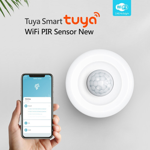 Sensor Movimiento Pir Wifi Inteligente 360º Tuya