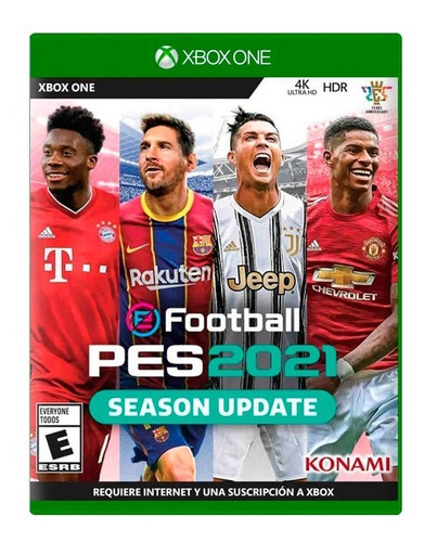 Pes 2021 Season Update Xbox One Fisico Sellado Nuevo