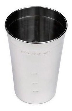 Esquimera Chocomilera Fuente De Sodas Vaso De Acero Inoxidable Blanca Hamilton Beach 727w