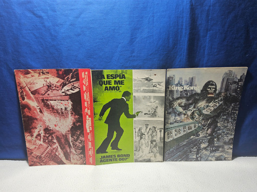 Antiguos Folletos De Cine King Kong, James Bond 