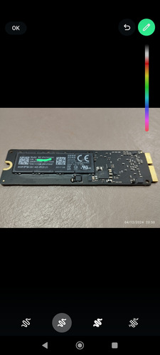 Disco Ssd 128gb Macbook Air Pro 2013 Hasta 2017 Negro (Usado)