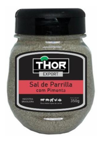 Sal De Parrilla Com Pimenta Thor 350g