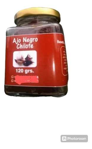 Ajo Negro Chilote  Pack 5 Frascos De 120 Gramos. 