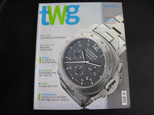 Mercurio Peruano: Revista Twg Internacional Relojes A1 L77