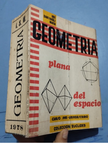 Libro Geometría Plana Del Espacio Jose Santivañez 1978