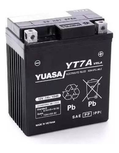 Bateria Yuasa Yt7a Ytx7l-bs Honda Tornado Cbx Orig Genamax