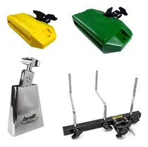 Comprar Rack Percussão Par De Bloco Sonoro Cowbell 6'' Torelli